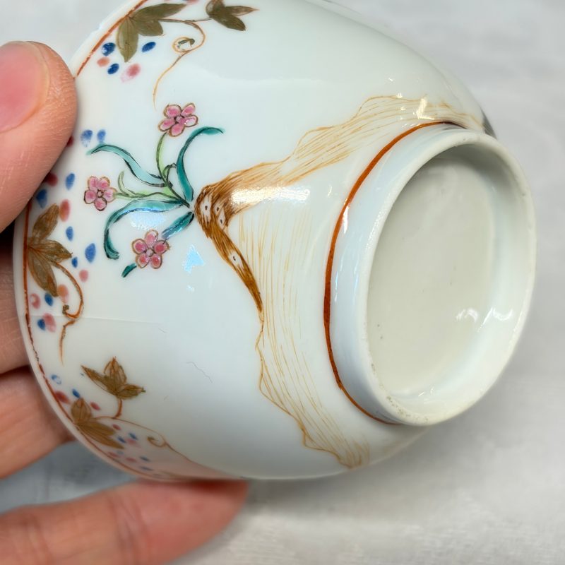 A rare Chinese famille rose export tea bowl and saucer with 'Apollo Playing the Lyre' - 图29