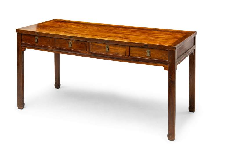 A huanghuali four-drawer desk - 图3