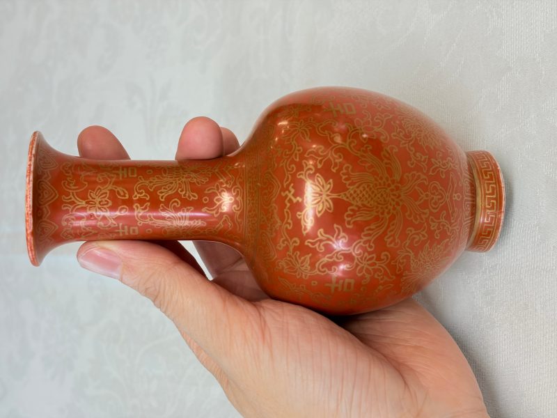 Four Chinese famille rose and monochrome wares - 图35