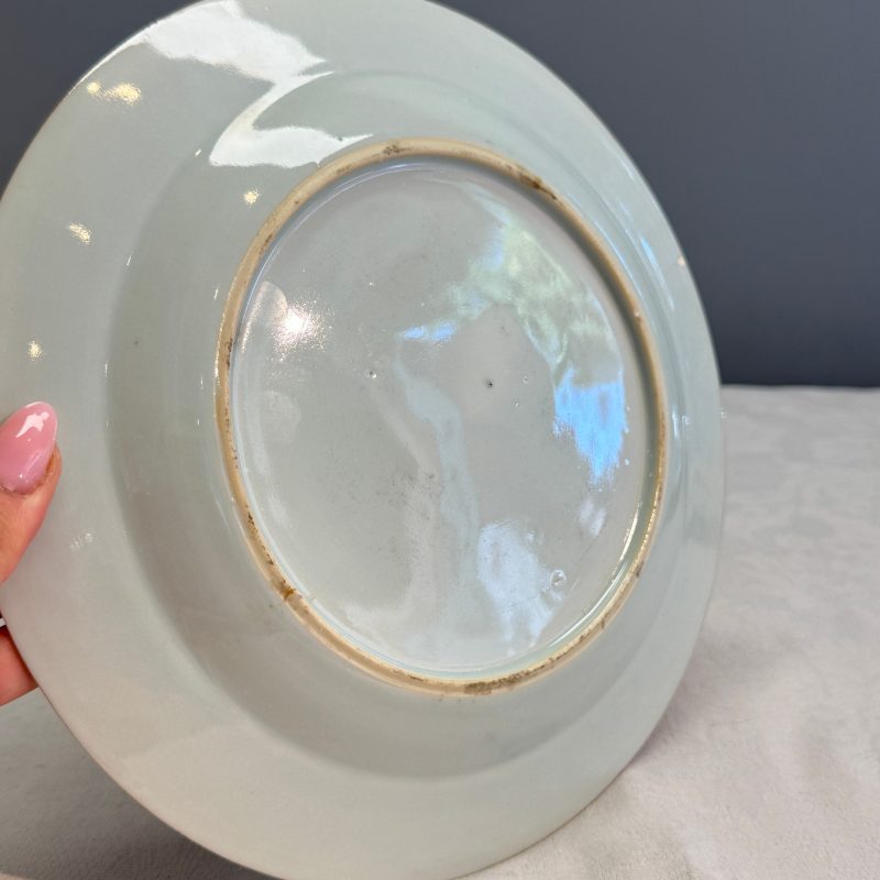 Four Chinese famille rose plates with floral and landscape design - 图29