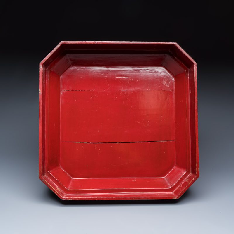 A Chinese polychrome-enamelled nine-piece sweetmeat set in a gilt-lacquered box - 图5