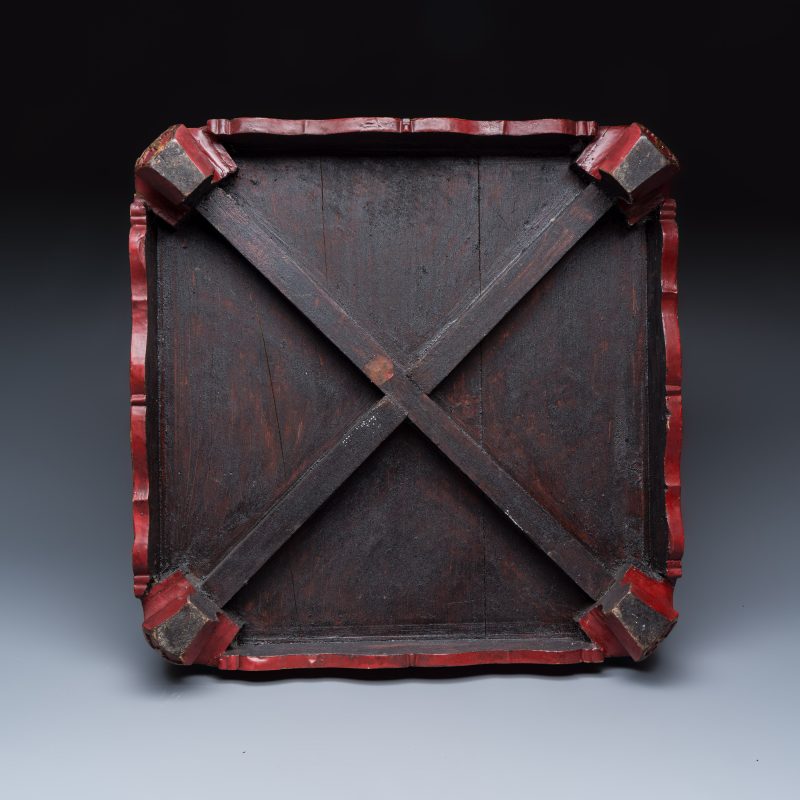 A Chinese polychrome-enamelled nine-piece sweetmeat set in a gilt-lacquered box - 图7