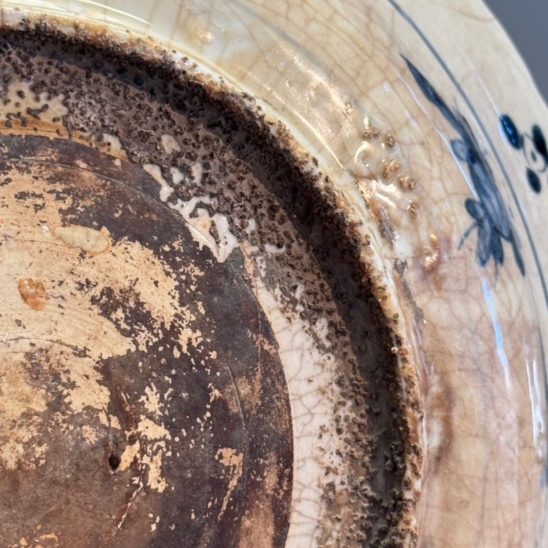 A Chinese Swatow blue and white 'Deer' dish - 图15