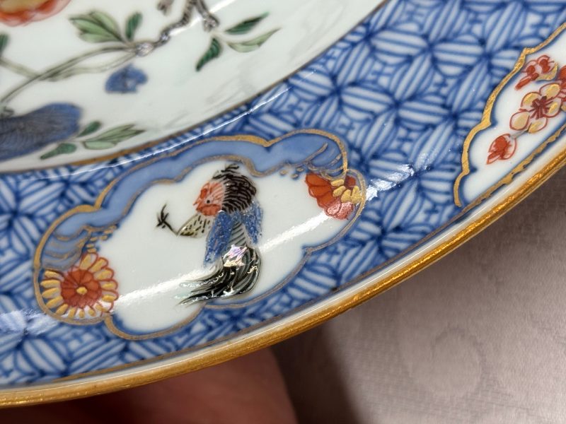 A Chinese verte-Imari 'Provinces' shaving bowl with the arms of Loven - 图4