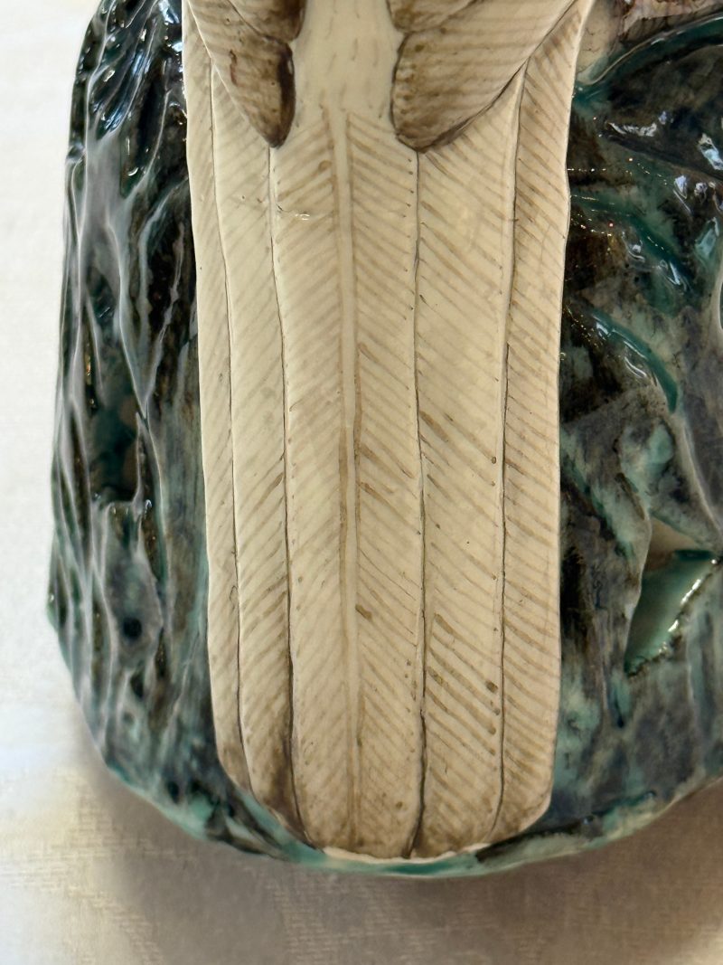 A fine Chinese polychrome-glazed model of a hawk - 图18