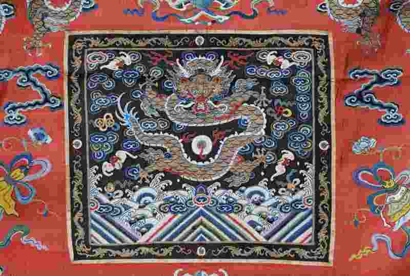 A Chinese silk kesi Taoist priest’s robe, Daopao - 图7