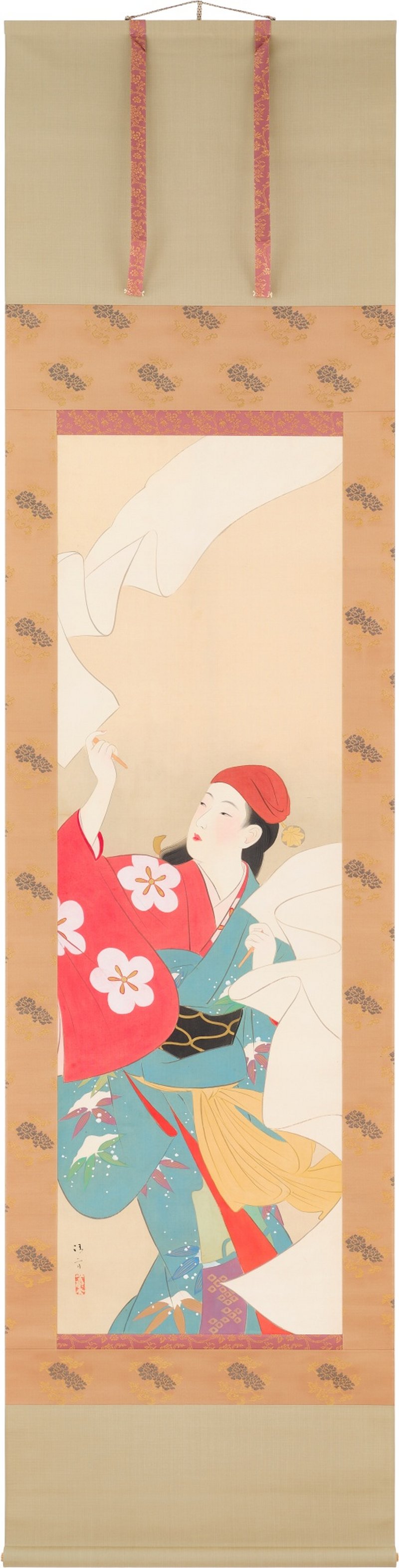 Kaburagi Kiyokata (1878-1972), Nunozarashi, Showa period, mid-20th century | 鏑木清方　布晒　昭和21～47年 - 图2