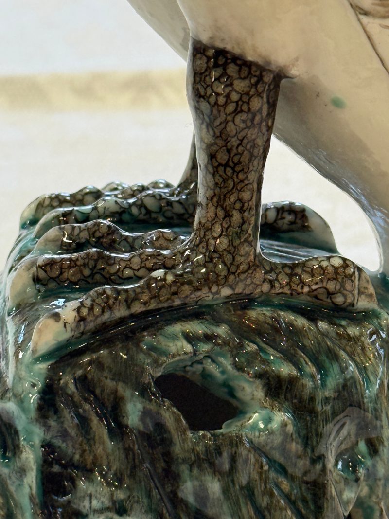 A fine Chinese polychrome-glazed model of a hawk - 图20