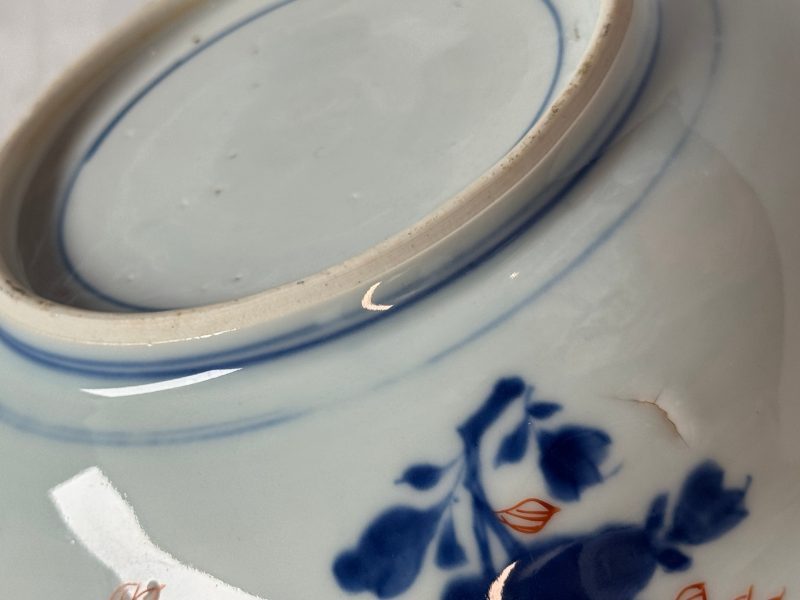 A Chinese verte-Imari 'Provinces' shaving bowl with the arms of Loven - 图12