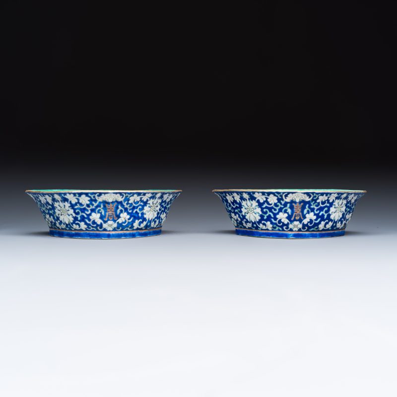 A Chinese polychrome-enamelled nine-piece sweetmeat set in a gilt-lacquered box - 图16