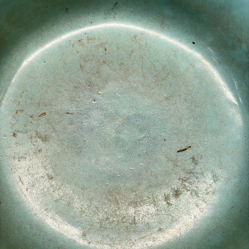 A Chinese famille rose blue-ground 'Baragon Tumed' octagonal bowl - 图15
