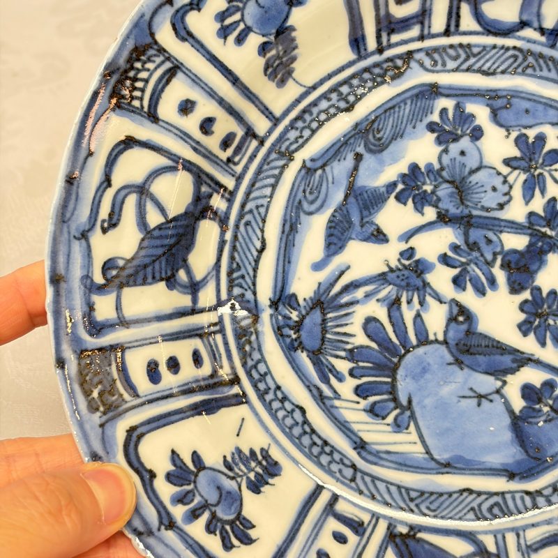 Two Chinese 'Kraak' blue and white plates and two 'Klapmuts' bowls - 图13
