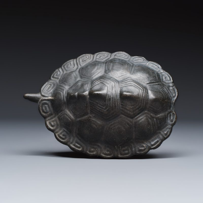 A Chinese polychrome-glazed turtle-shaped tureen and cover - 图7