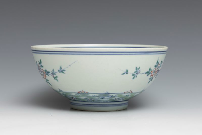 A doucai 'carp' bowl, Kangxi mark and of the period (1662-1722) - 图3