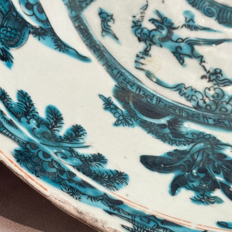 A Chinese Swatow green-enamelled dish - 图4