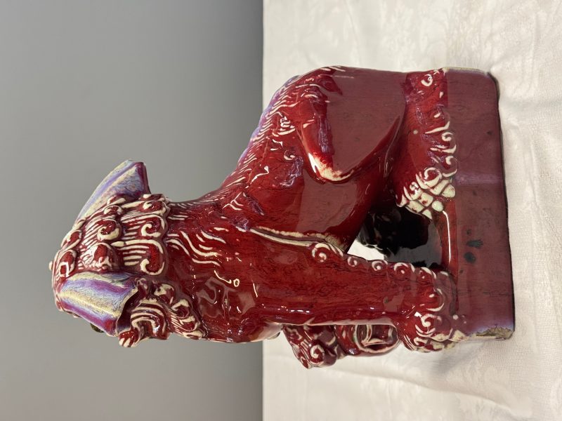 A pair of Chinese flambé-glazed models of Buddhist lions - 图24