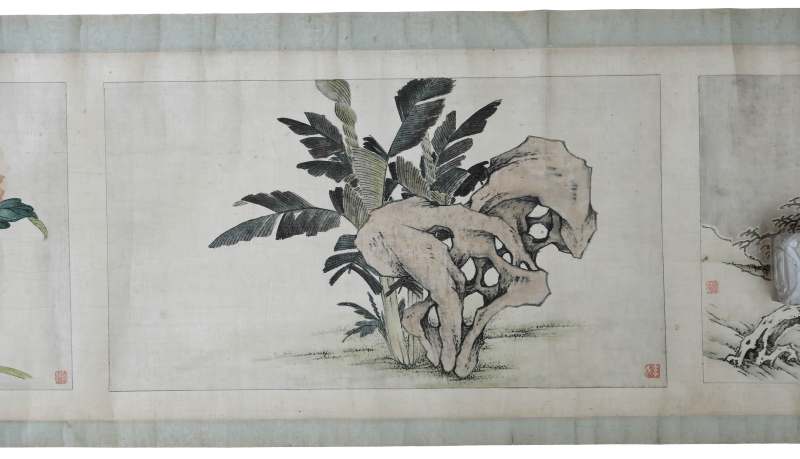 A long handscroll composed of fifteen various paintings - 图21