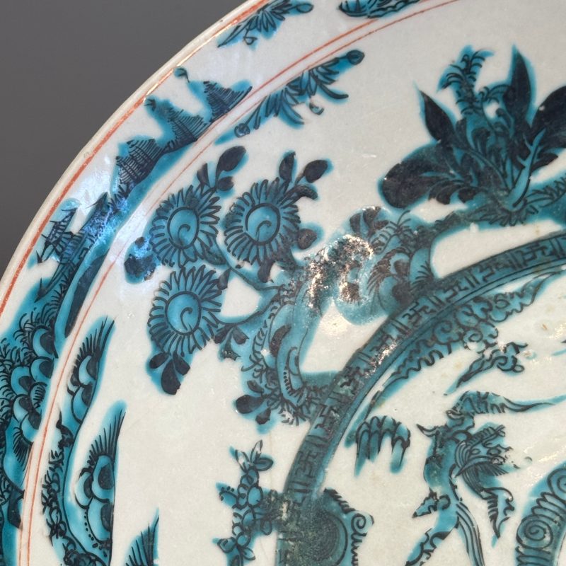 A Chinese Swatow green-enamelled dish - 图5