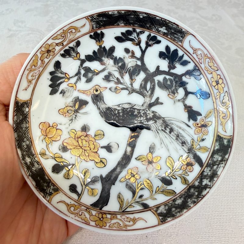 A set of six Chinese silver and gilt-decorated 'Pheasants Among Flowering Branches' tea bowls and saucers - 图53