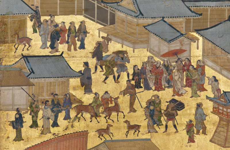 Anonymous, Kurama and Itsukushima, Edo period, 17th century | 鞍馬厳島図屏風　江戸時代初期　17世紀 - 图14