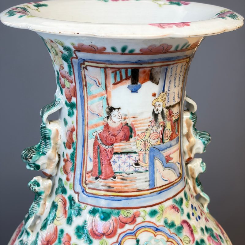 A Chinese famille rose vase with narrative design - 图10