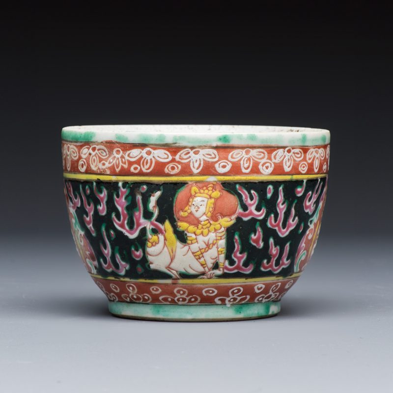A group of nine Chinese Bencharong wares for the Thai market - 图15