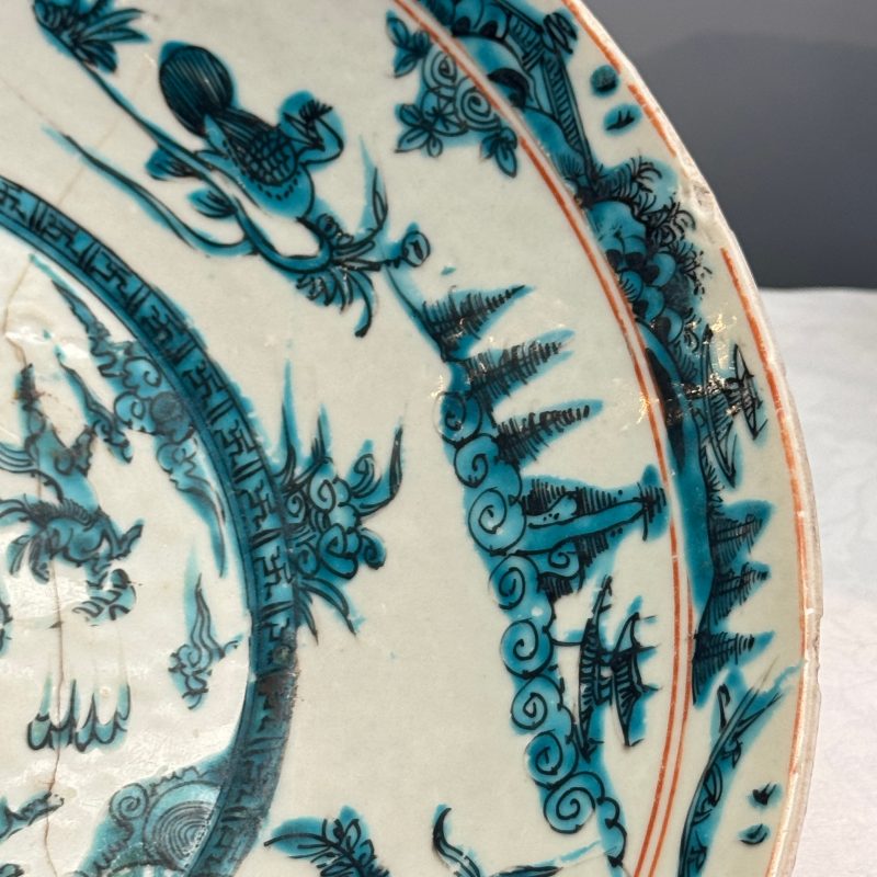 A Chinese Swatow green-enamelled dish - 图8