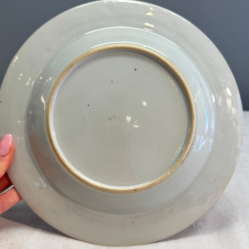 Four Chinese famille rose plates with floral and landscape design - 图48
