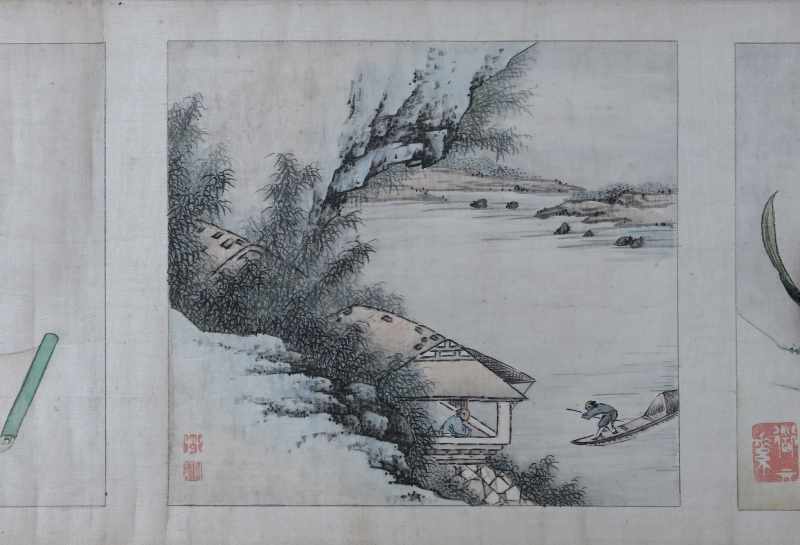 A long handscroll composed of fifteen various paintings - 图34