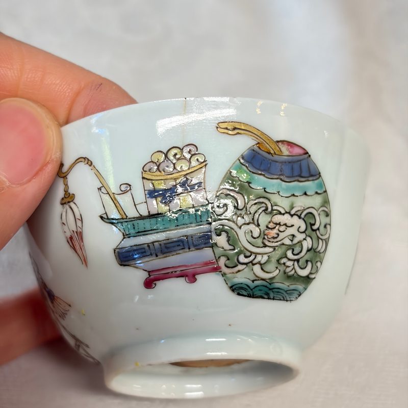 三娘教子 | A fine Chinese famille rose 'San Niang Jiao Zi 三娘教子' tea bowl and saucer - 图33