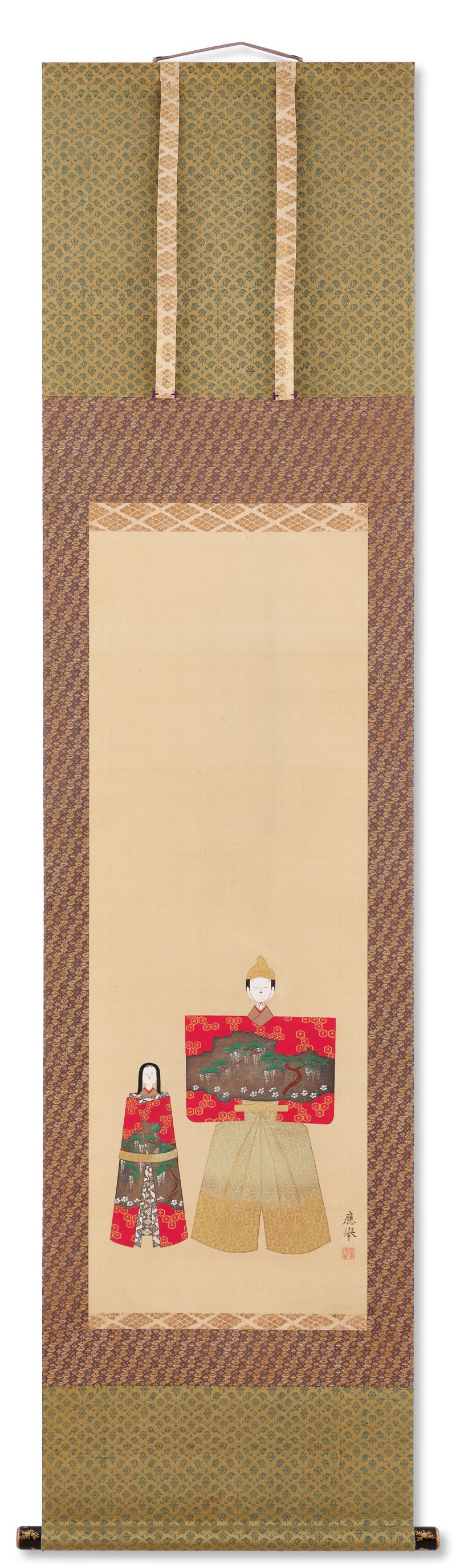 Maruyama Okyo (1733-1795), Standing Dolls (Tachibina), Edo period, late 18th century | 円山応挙　立雛　江戸時代中期　18世紀後半 - 图2