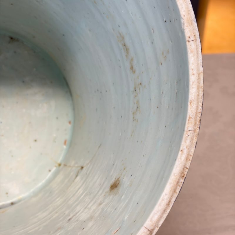 A Chinese blue and white vessel with geese in a landscape - 图15