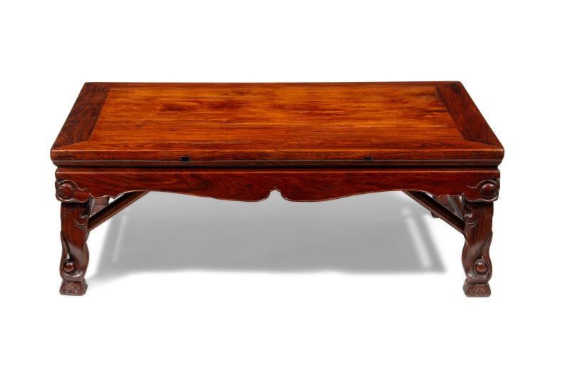 A huanghuali 'folding leg' kang table, late Ming Dynasty - 图4