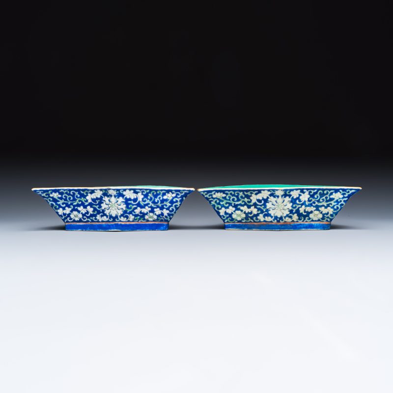 A Chinese polychrome-enamelled nine-piece sweetmeat set in a gilt-lacquered box - 图26