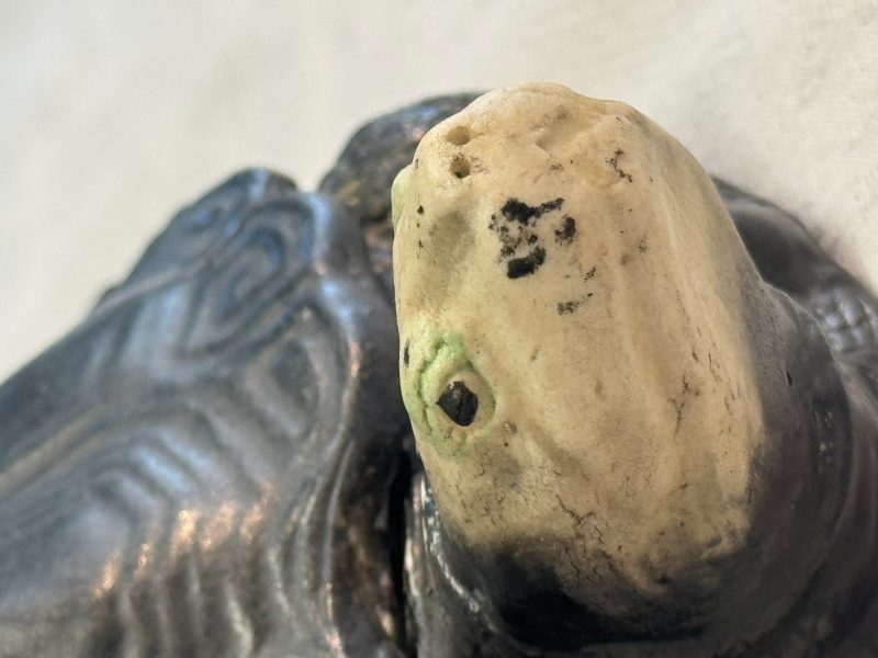 A Chinese polychrome-glazed turtle-shaped tureen and cover - 图15