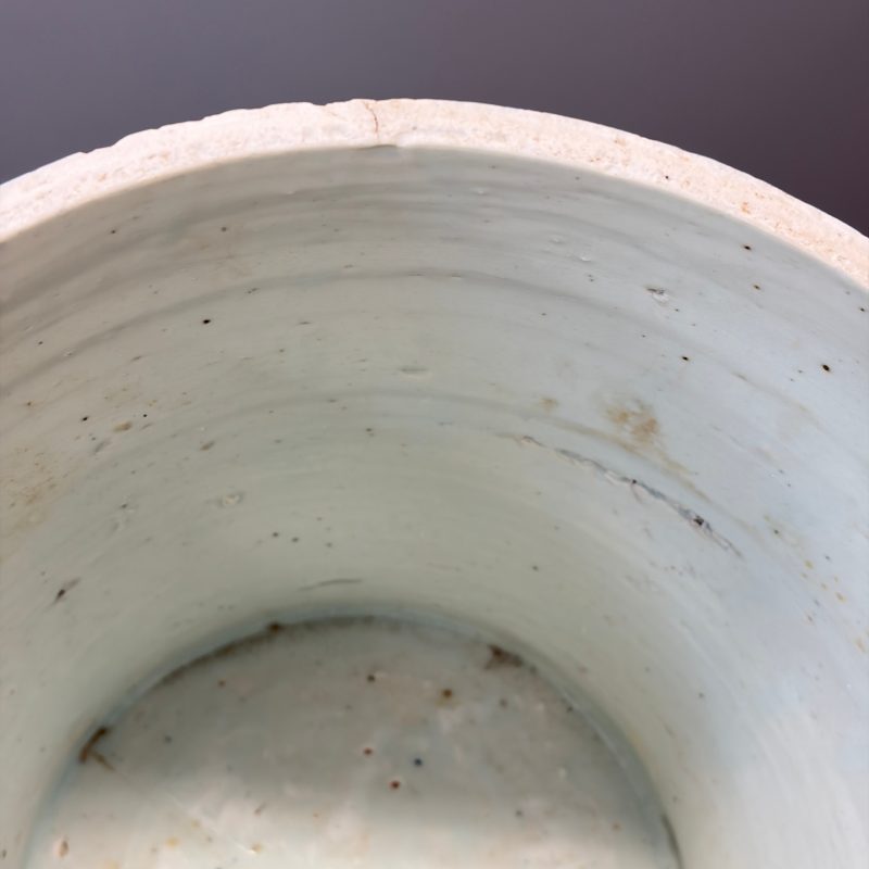 A Chinese blue and white vessel with geese in a landscape - 图16