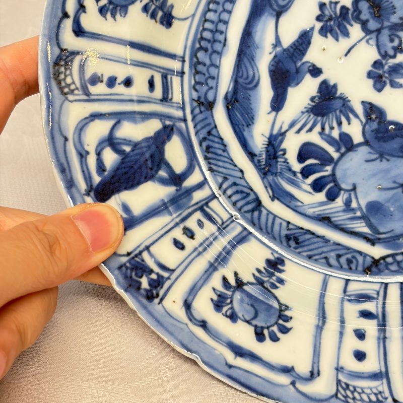 Two Chinese 'Kraak' blue and white plates and two 'Klapmuts' bowls - 图23