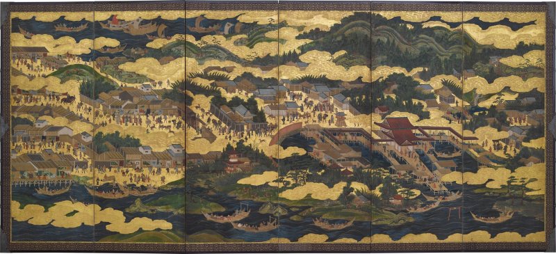 Anonymous, Kurama and Itsukushima, Edo period, 17th century | 鞍馬厳島図屏風　江戸時代初期　17世紀 - 图10