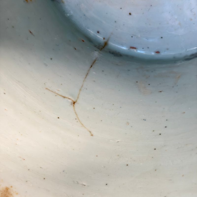 A Chinese blue and white vessel with geese in a landscape - 图17