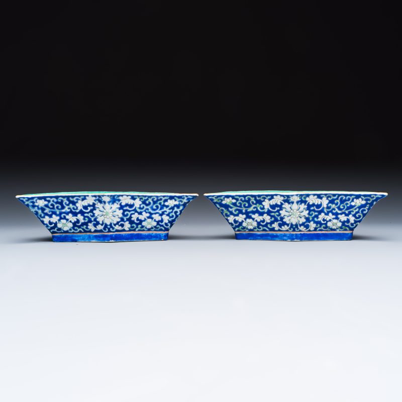 A Chinese polychrome-enamelled nine-piece sweetmeat set in a gilt-lacquered box - 图32