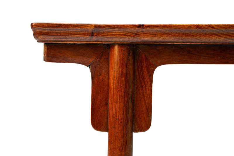 A huanghuali recessed-leg table, Pingtouan - 图3