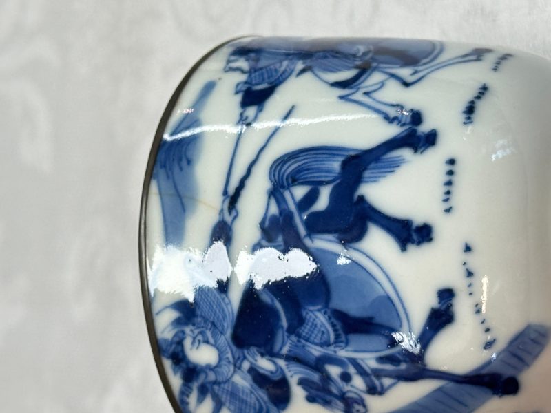 A Chinese blue and white 'Bleu de Hue' four-piece tea set - 图22