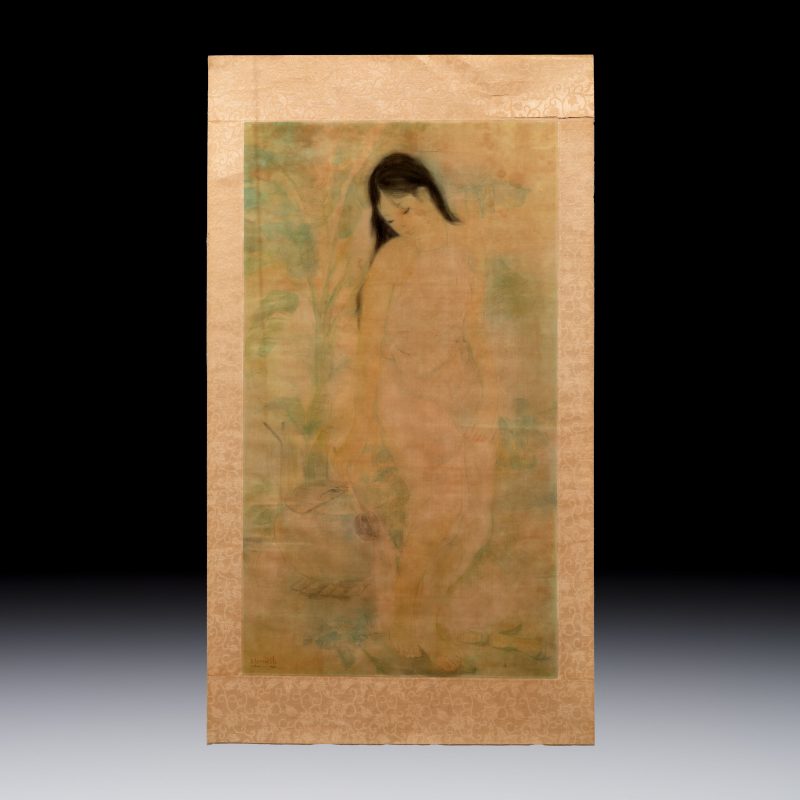 Attributed to Nguyen Gia Tri (1908-1993): 'Bather'