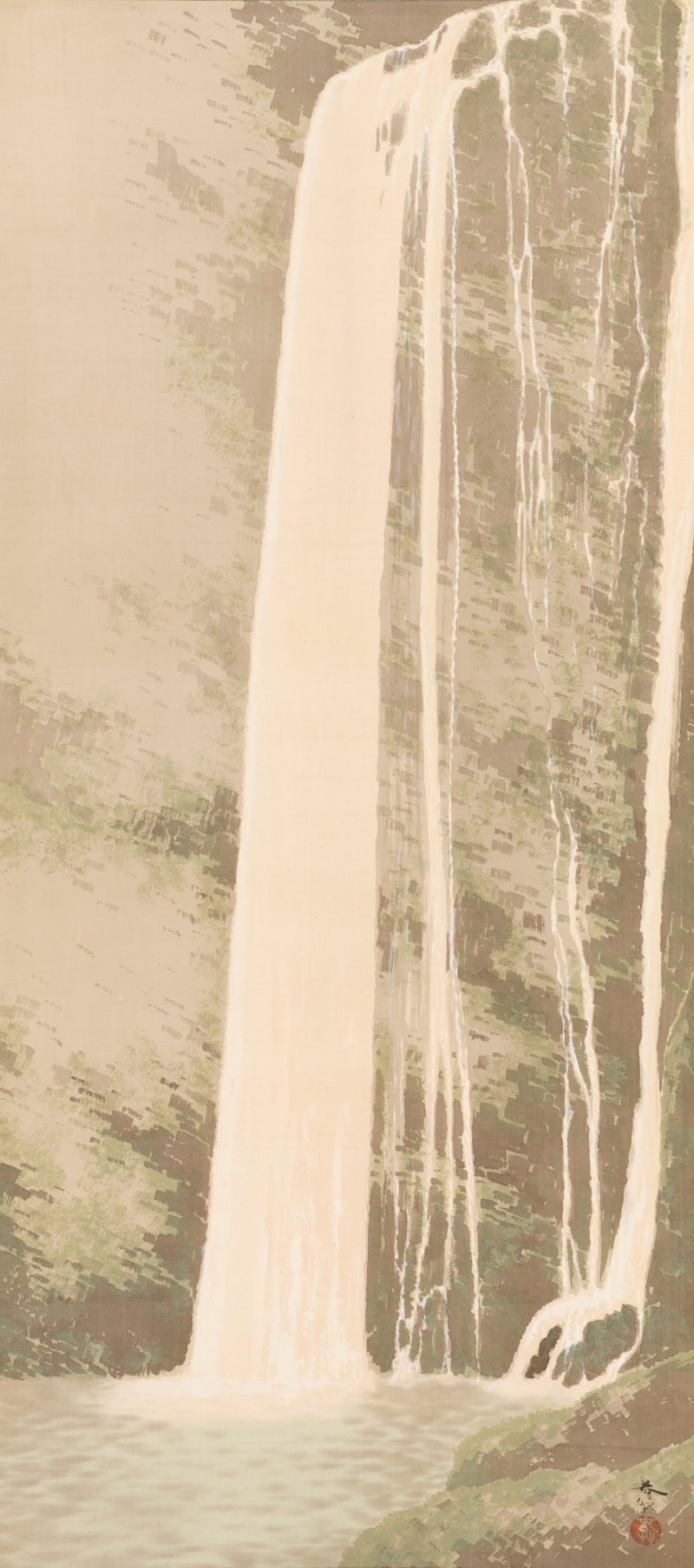 Hishida Shunso (1874-1911), Waterfall (Bakufu no zu), Meiji period, early 20th century | 菱田春草　瀑布の図　明治時代後期　20世紀初頭