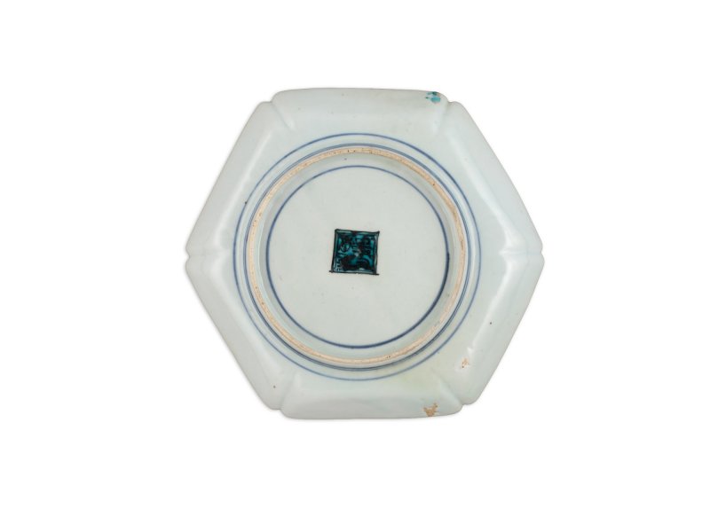 A set of ten porcelain dishes, Ko-Kutani type, Hizen, Edo period, mid-17th century | 色絵鶉図六角皿　十枚　肥前　古九谷様式　江戸時代前期　1640～50年代 - 图20