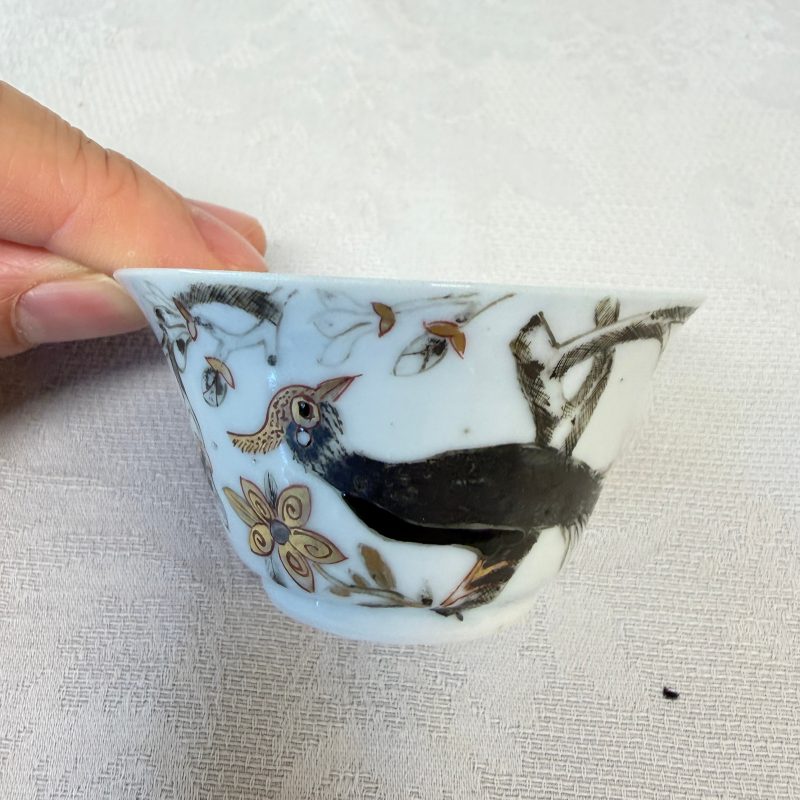 A set of six Chinese silver and gilt-decorated 'Pheasants Among Flowering Branches' tea bowls and saucers - 图31