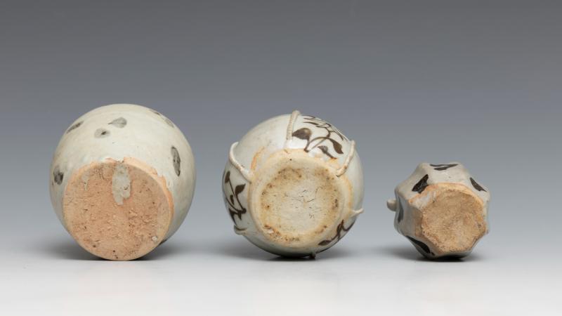 Three brown-splashed Qingbai vessels - 图4