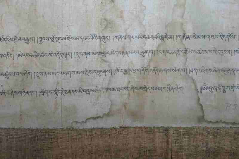 A Tibetan Thangka Depicting Green Tārā and Mahākāla - 图13