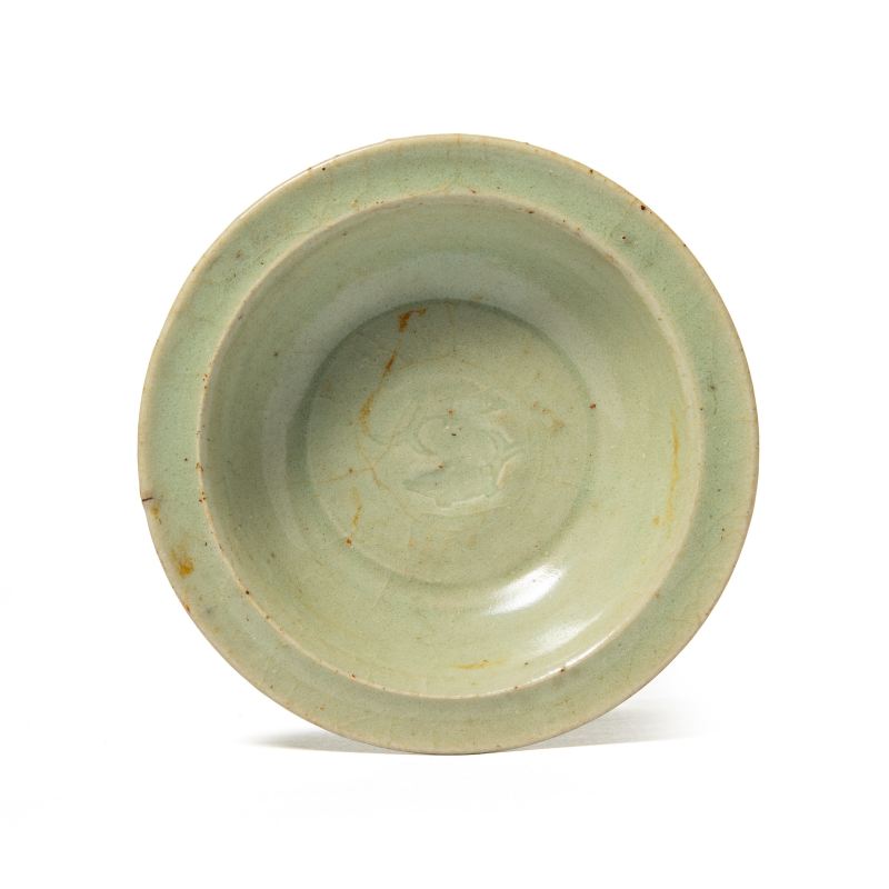 A small Longquan celadon 'twin-fish' dish
