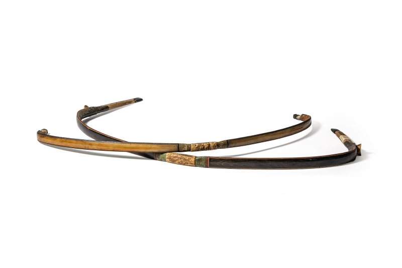 A pair of Manchu composite archery bows - 图1